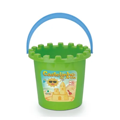 Balde De Praia Monte Líbano Castelinho De Areia - 5 Peças Balde De Praia Monte Líbano Castelinho De Areia - 5 Peças