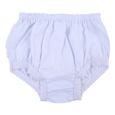 Calcinha Infantil Brando Festa Renda E Aplicação