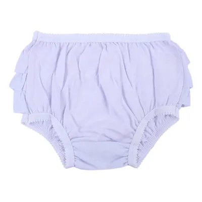 Calcinha Infantil Brando Festa Com Babados E Laço