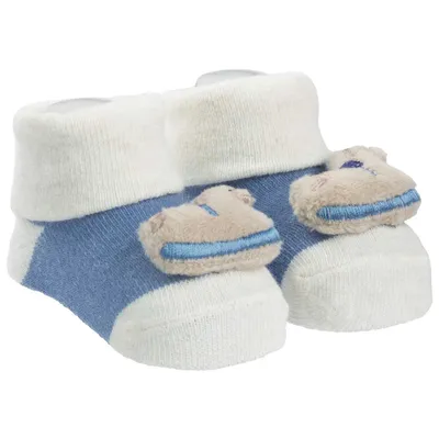 Meia Bebê Pimpolho Com Aplique De Bichinho