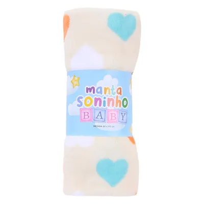 Manta Hazime Soninho Baby Estampada Manta Hazime Soninho Baby Estampada