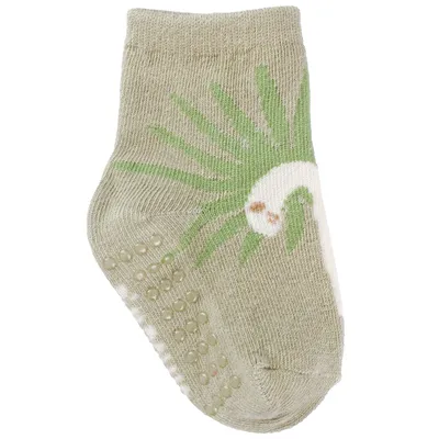 Kit Meia Bebê Pimpolho Cano Alto Antiderrapante - 6 Pares