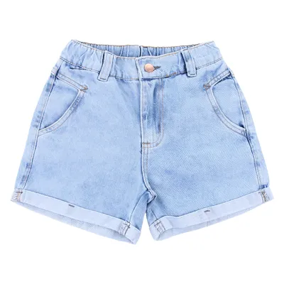 Short Jeans Infantil Frommer Tradicional Com Lapela