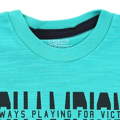 Camiseta Infantil Bicho Bagunça Malha Flamê Estampa Champion