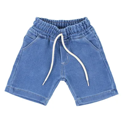 Bermuda Jeans Infantil Oznes Used Com Cadarço Bermuda Jeans Infantil Oznes Used Com Cadarço