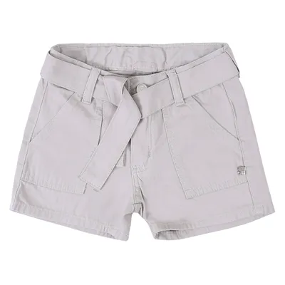 Short Sarja Infantil Oznes Bolso Frontal E Cinto Short Sarja Infantil Oznes Bolso Frontal E Cinto