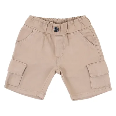Bermuda Sarja Infantil Oznes Cós Elástico E Bolso Cargo