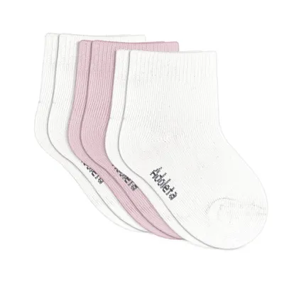 Kit Meia Bebê Adoleta Menina Lisa - 3 Pares