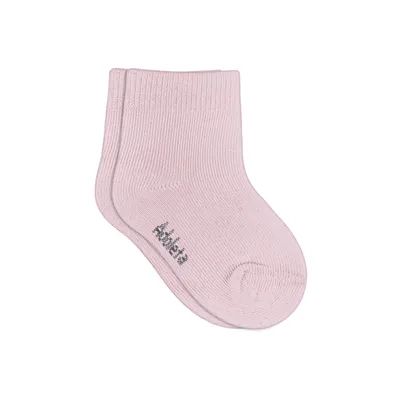 Kit Meia Bebê Adoleta Menina Lisa - 3 Pares