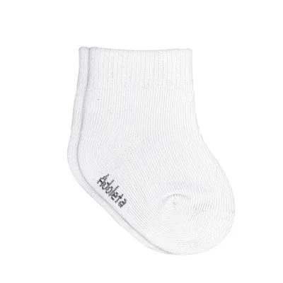 Kit Meia Bebê Adoleta Unissex Lisa - 3 Pares