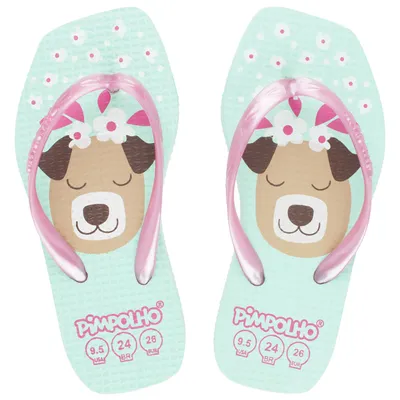 Chinelo Infantil Pimpolho Slim Cachorro