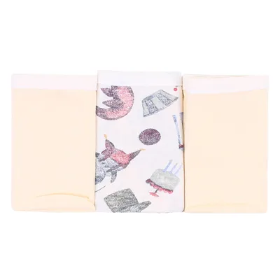 Kit Pano De Boca Sul Brasil Duplo Estampa Circo - 3 Peças