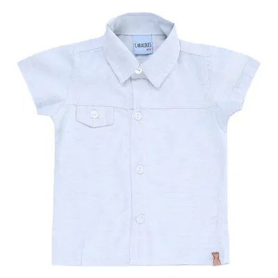 Conjunto Bebê Caracoles Camisa Manga Curta E Bermuda