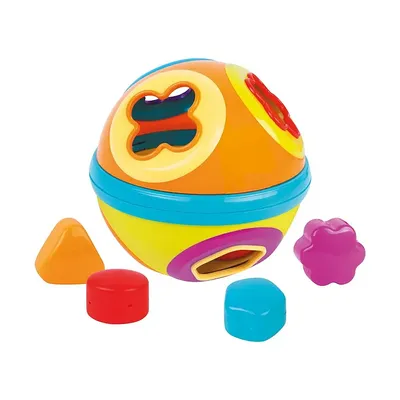 Bola De Atividades Pimpolho Com Encaixe Formas E Cores