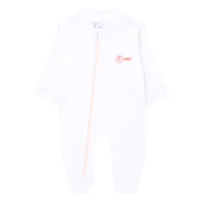 Macacão Longo Bebê Mub Suedine Liso Com Zíper