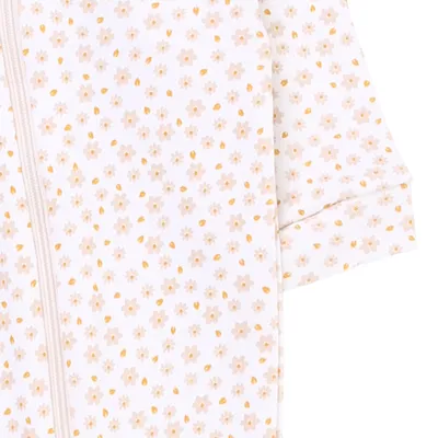 Macacão Longo Prematuro Mub Suedine Estampado Com Zíper Macacão Longo Prematuro Mub Suedine Estampado Com Zíper