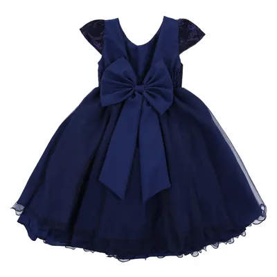 Vestido Infantil D-Luxe Pala Rendada Flores Com Saia Tule