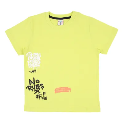 Camiseta Infantil Have Fun Rules Meia Malha Estampada
