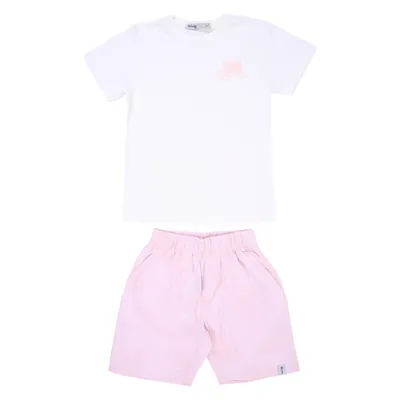 Conjunto Infantil Ioluig! Camiseta E Bermuda Tecido Plano