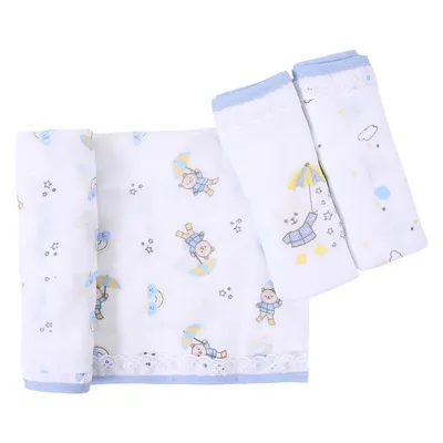 Kit Fralda Din Don Algodão Urso - 3 Unidades