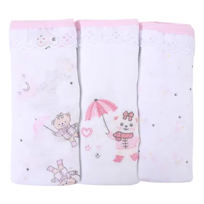 Kit Fralda Din Don Algodão Urso - 3 Unidades