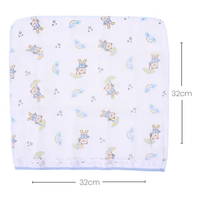 Kit Pano De Boca Din Don Estampa Urso - 3 Unidades