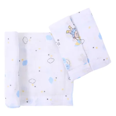 Kit Pano De Boca Din Don Estampa Urso - 4 Unidades