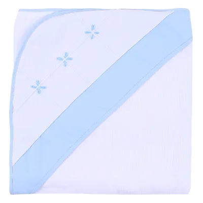 Toalha Com Capuz Art Bebê Bordado Origami