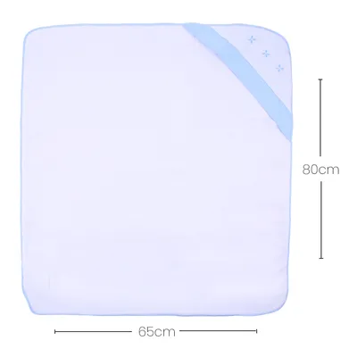 Toalha Com Capuz Art Bebê Bordado Origami