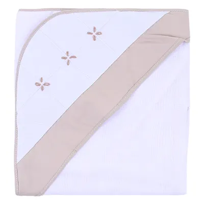 Toalha Com Capuz Art Bebê Bordado Origami