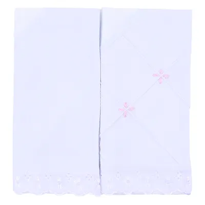 Kit Fralda De Ombro Art Bebê Bordado Origami - 2 Unidades