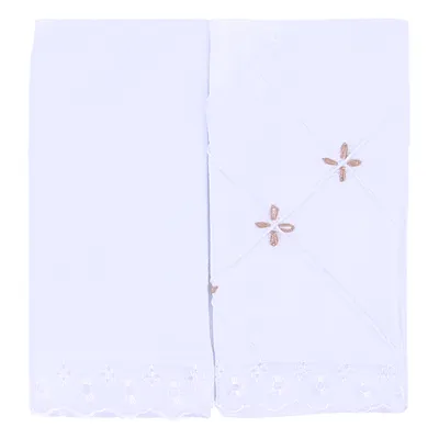 Kit Fralda De Ombro Art Bebê Bordado Origami - 2 Unidades