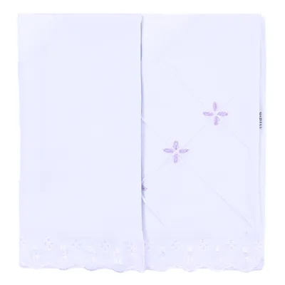 Kit Fralda De Ombro Art Bebê Bordado Origami - 2 Unidades