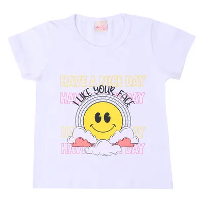Blusa Infantil Color Girl Estampa I Like You