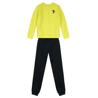 Conjunto Juvenil Brandili Blusão Moletom Canguru E Calça Conjunto Juvenil Brandili Blusão Moletom Canguru E Calça