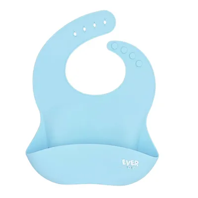 Babador Everly Silicone Com Pega Migalhas Liso Babador Everly Silicone Com Pega Migalhas Liso