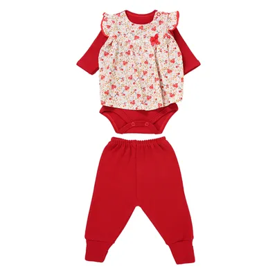 Pagão Bonettinhos Body Manga Longa Estampado E Mijão Vira Pé Pagão Bonettinhos Body Manga Longa Estampado E Mijão Vira Pé