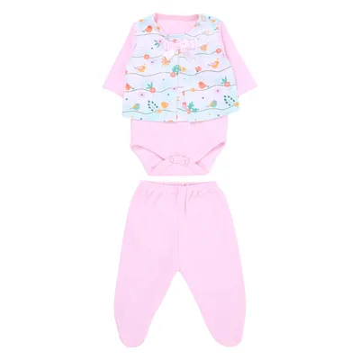 Pagão Bonettinhos Body Manga Longa E Mijão Com Pé