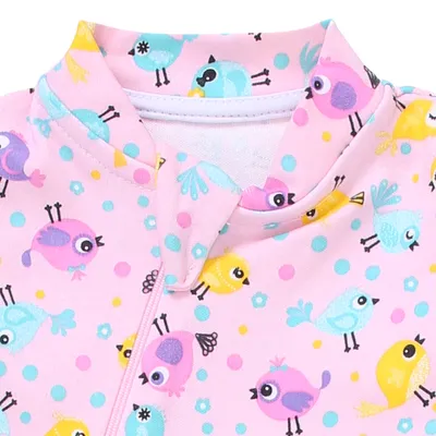 Macacão Longo Bebê Bonettinhos Com Zíper Estampado Macacão Longo Bebê Bonettinhos Com Zíper Estampado