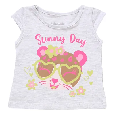 Conjunto Bebê Kely Kety Blusa Estampada E Short Moletinho Conjunto Bebê Kely Kety Blusa Estampada E Short Moletinho