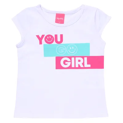 Conjunto Infantil Kely Kety Blusa Estampa E Short Moletinho