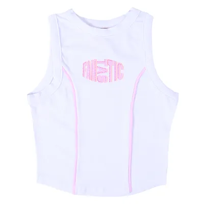 Blusa Juvenil Based Cobre Cós Cavada Cotton Estampa Glitter