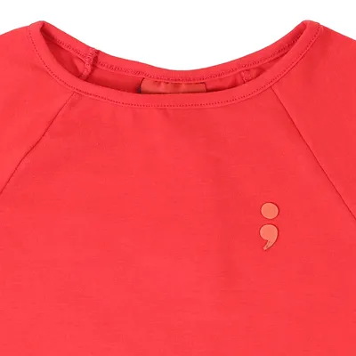 Blusa Juvenil Based Cobre Cós Cotton Detalhe Franzido