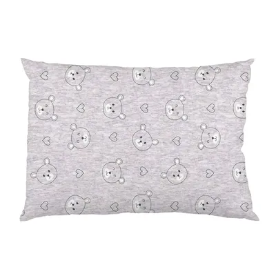 Fronha Incomfral Em Malha Estampa Urso Balões