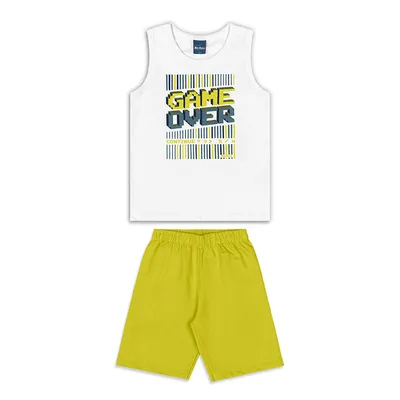 Conjunto Juvenil Reirex Regata Estampa E Bermuda Moletinho Conjunto Juvenil Reirex Regata Estampa E Bermuda Moletinho