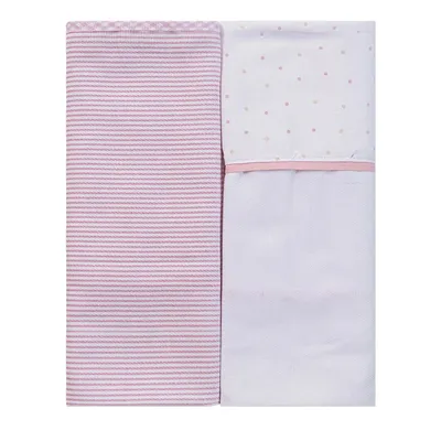Manta Cueiro Baby Joy Flanelada Poá Rosa 02 Peças Manta Cueiro Baby Joy Flanelada Poá Rosa 02 Peças