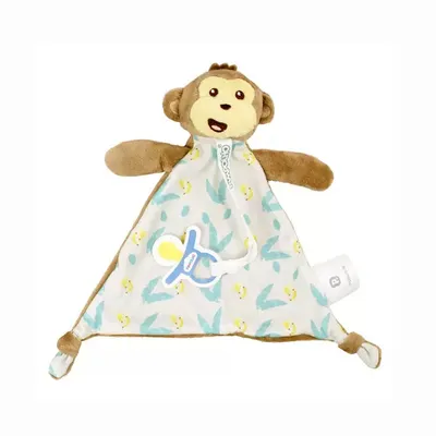 Naninha Pimpolho Com Prendedor De Chupeta Macaco Naninha Pimpolho Com Prendedor De Chupeta Macaco