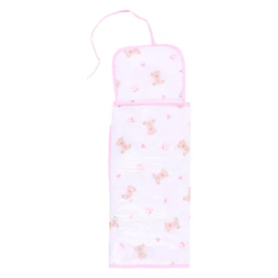 Trocador Portátil Incomfral Estampa Ursa Laço Trocador Portátil Incomfral Estampa Ursa Laço