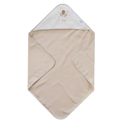 Toalha De Banho Baby Joy Felpa Bordado Balões