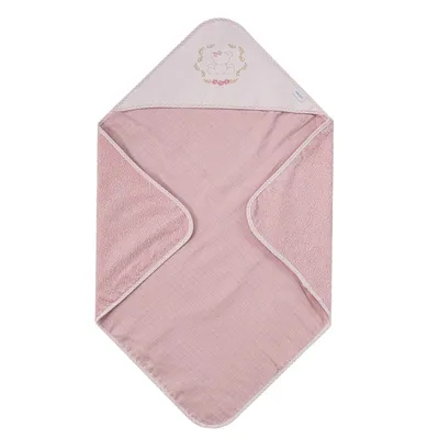 Toalha De Felpa Com Capuz de Centro Baby Joy Bordado Ursa